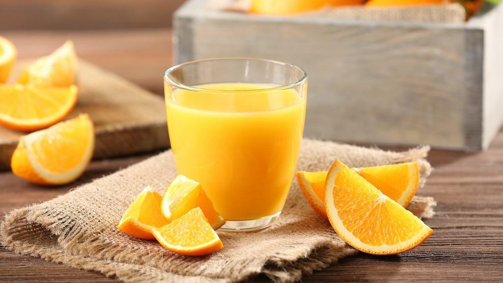 Fresh Orange Juice · 20 oz of freshly juiced oranges.