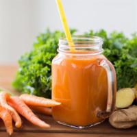 Carrots and Orange Juice · Fresh medley of carrots, orange juice and ginger.