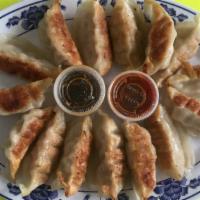 15 Pcs. Potstickers · Crispy potstickers filled with pork inside. the most popular item in chinese food
