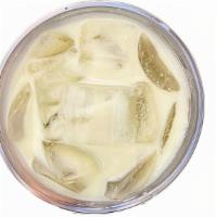 Mung Bean Latte · Real pandan leaves, fresh mung bean, coconut milk and sweetened condensed milk. A sweet viet...