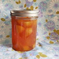 Apple Jam · Homemade apple jam with rose water, lemon juice, sugar, and cardamom.