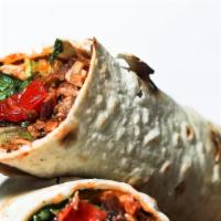 Chicken Seekh Kabob Wrap · Fresh wrap made with Chicken kabobs, lettuce, tomatoes, and onion. Served in an Indian-style...