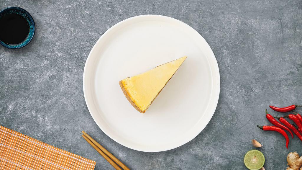 NY Original Cheesecake · Original New York cheesecake is decadently rich in taste, but fluffy in texture. It is also distinguished by a generous amount of sour cream used in the recipe.