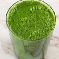 Organic Dark Green Smoothie · Gluten-free. Romaine, kale, spinach, cucumber, celery, parsley, and lemon, sorry no modifica...