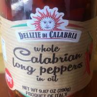 Calabiran Chilli peppers in oil (280g jar) · These are an amazing add on to not only any pizza, but any pantry.  If you like a little gen...