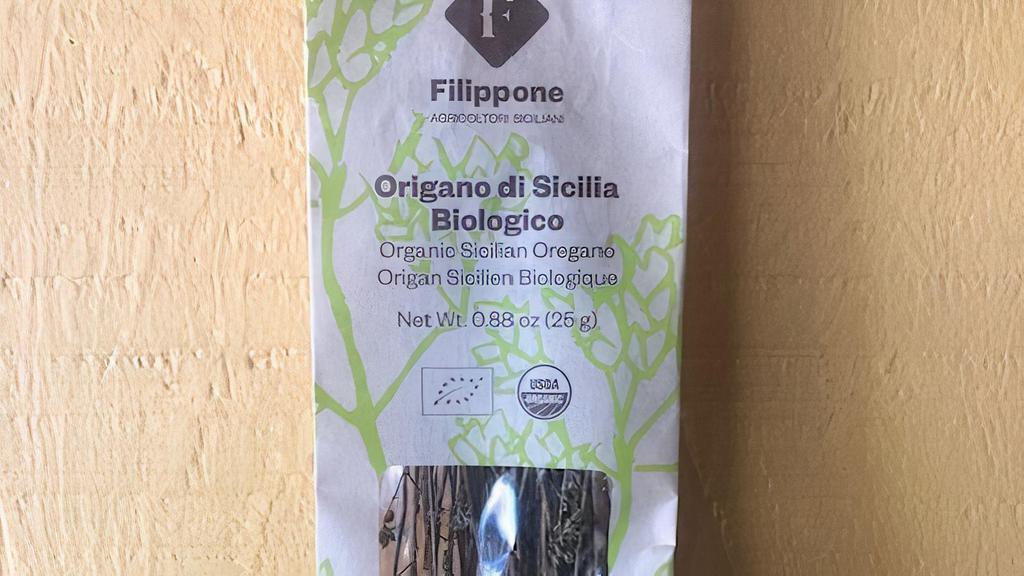 Sicilian organic OREGANO · If you've ever bought oregano at your favorite main stream grocery store, odds are it fails massively in comparison to this stuff.  Just buy it, put on your pizza, or even just to pick up to smell from time to time :)