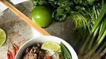 Oxtail Pho · Oxtail in beef broth garnished with onion, scallion, cilantro, and a side of bean sprouts, T...