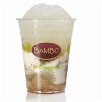 Bambu Special (Che Dac Biet Bambu) · Coconut, pandan jelly, longan, basil seed, coconut water (260 Cal)