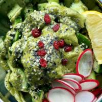 Cucumber Salad / Khiaar Dalar · Gluten free. Vegan. Persian cucumbers, radish, barberries and komaaj seeds mix with Dalar dr...