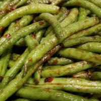 Dry Fried String Bean · Hot & spicy.