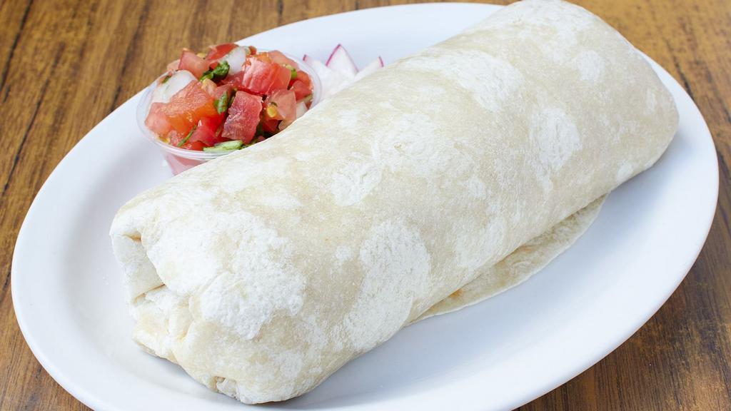 Pura Carne Burrito ( all Meat ) · With choice of Meat and salsa. Make it super by adding cheese, guacamole, sour cream, lettuce and tomato; or make it mojado by smothering it in a savory sauce and topping it with cheese.