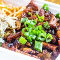 Firecracker Pork (Spicy) · ALL BASE Choices are GF &V (Gluten-Free and Vegan)                       
ALL  BANCHAN Choic...