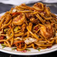 3. House Special Chow Mein · combination of shrimp, chicken, beef & pork with chow mein