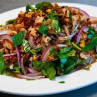 13. Bò tái chanh / Rare beef salad with lemon sauce · 