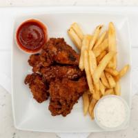 Hot Wings (5 Pcs) with fries · 