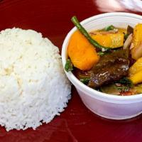 Budget Lunch Pinakbet · Healthy vegetable dish consist of stir fried eggplant, long beans, squash, bitter melon with...
