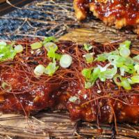 Buldak Kochi – Very Hot Spicy Chicken Skewer · Korean extreme spicy chicken skewer.