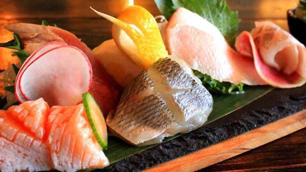 Sashimi Tasting · 7 different type of special fishes chef's choice.