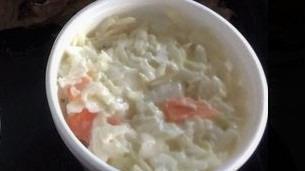 Coleslaw · Creamy, crunchy classic coleslaw.