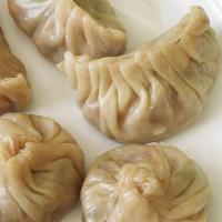 Momos but Vegan! · Vegan Nepali dumplings served with traditional dipping sauce. Choice of steamed, fried, or c...