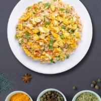 Eggilicious Fried Rice · Mouthwatering spicy Sichuan peppers, garlic, eggs, and seasonings stir-fried with basmati ri...