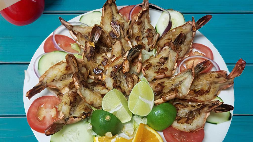 Camarones A La Plancha · 14 Marinated Jumbo Shrimp Grilled