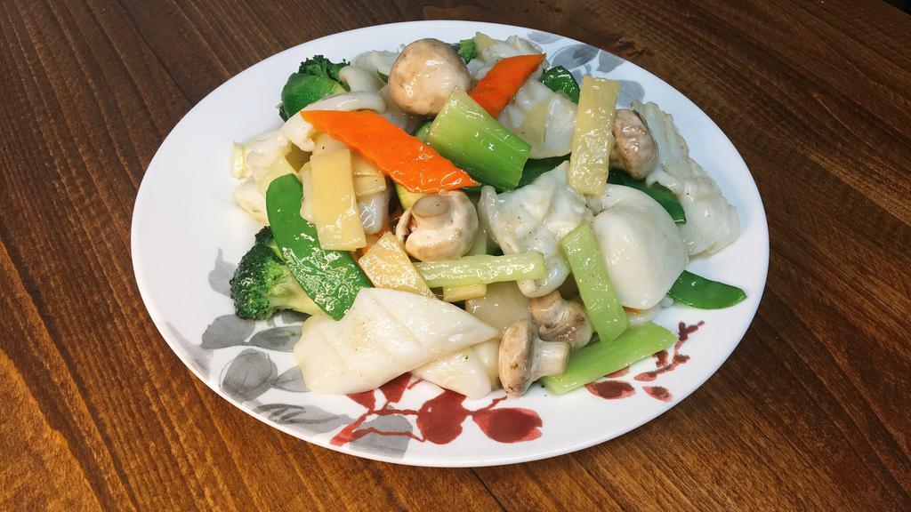 Mixed Vegetables squid · 