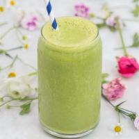 Keen Greens Smoothie · A powerful blend of bananas, spinach, almond butter, honey, and almond milk, packed full of ...
