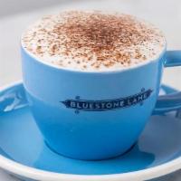 Bambiccino · BL for the little ones. Steamed and frothed milk with a dusting of cocoa.