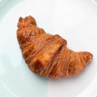 Plain Croissant · Freshly baked plain croissants. Light and airy layers of flaky buttery pastry.