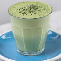 Matcha Latte · Ceremonial grade matcha green tea powder that naturally detoxifies the body, is rich in anti...