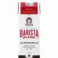 Califia Almond Milk 1Qt · 1QT Califia Barista Edition Almond Milk. Vegan, Gluten-Free, Kosher, & Dairy-Free with full-...