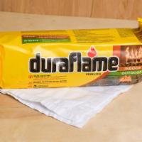 DURAFLAME Indoor Outdoor Firelog 4.5 LB | 1 Each · Fast Lighting, Burns Cleaner than wood, burns upto 3 hours.
