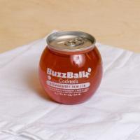  BuzzBallz Cocktails Strawberry Rum Job | 200ML Container · ALC 15% By Vol. 
Premium Rum with Strawberry & Banana Juice, Coconut cream, & Natural Flavor...