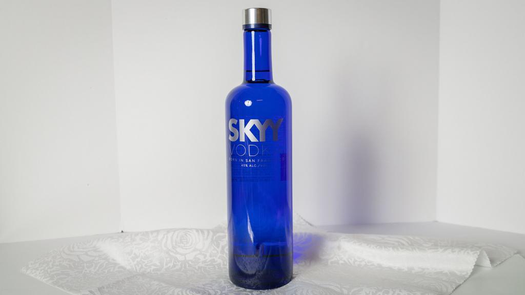 SKYY Vodka | 750ml · Distilled from fine American grain