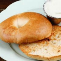 Bagel · Your choice of bagel served with cream cheese.