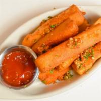 Chickpea Fries · Fried potatoes.