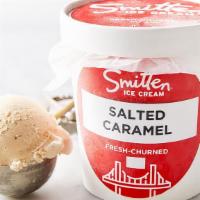 Salted Caramel by Smitten Ice Cream · By Smitten Ice Cream. Clover Sonoma milk and cream are combined with deeply golden carameliz...