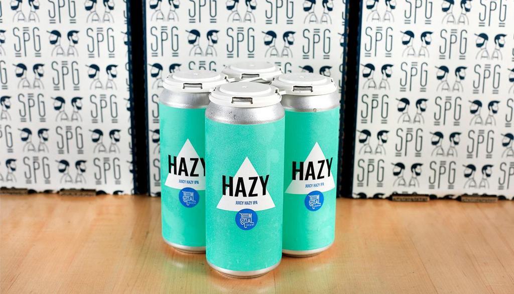 Temescal Hazy IPA · Temescal Hazy strikes the right balance creating a lush, fluffy mouthfeel that’s not too heavy. Packed with Mosaic, Simcoe and Citra hops--this is our essential Hazy IPA.