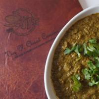 Punjabi Tadka Saag · Garden fresh spinach and mustard cooked with ginger, garlic, onion, tomato with special Punj...