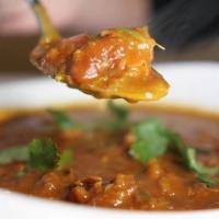 Punjabi Rajmah · Red kidney beans cooked in traditional Indian spices.