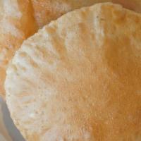 Poori (2) · Puffed deep fried whole wheat bread.
