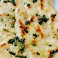 Garlic Naan Bread · vegan garlic naan bread