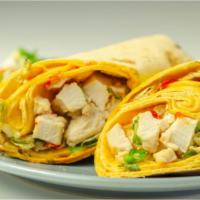 Crispitos · Crispy tortilla filled with chicken and cheese.