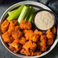 Boneless Buffalo Wings · Famous Boneless wings, prepared Hot n' Fresh with a kick of Hot Buffalo flavor!