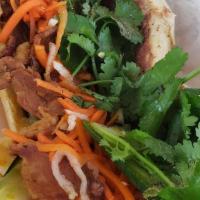 B2. Banh Mi Thit Nuong (Grilled Pork) · Grilled pork sandwich.