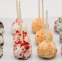 Cake Pop · Chocolate, Birthday Cake, Oreo
Please select from these flavors.  Availability subject to ch...