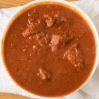 Rogan Josh · Lamb cubes cooked with a special type of Kashmiri masala and a small amount of a special bar...