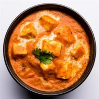 Kadai Paneer · Creamy paneer cheese prepared in a thick tomato, onion and spice curry then garnished with c...