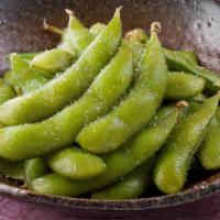 Edamame · Soybeans in shell, lightly salted.